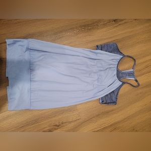 Lululemon no limits tank top purple 8 like new bra top